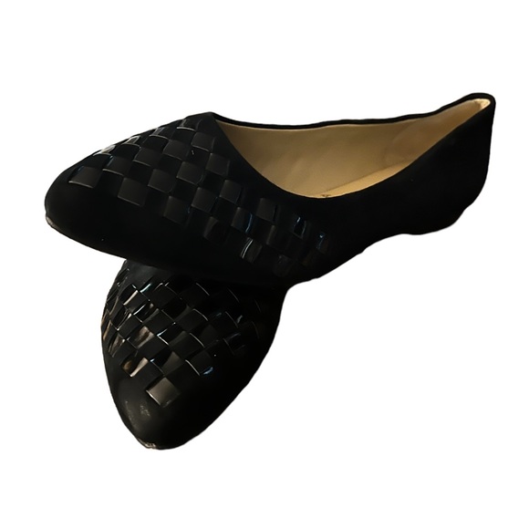 NEW!!! Woman’s designer Estée Lauder woven black flats; sz 7 - Picture 2 of 8